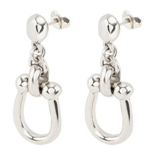 Pendiente Serotonin PLATEADO U