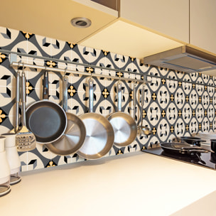 Stickers muraux - Sticker Mural Carrelage adhésif Cuisine Salle de Bain - 24 STICKERS CARRELAGES AZULEJOS RADINON