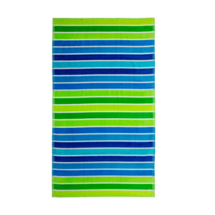 Telo Mare Spugna Jacquard Spiaggia Disegno Rayas