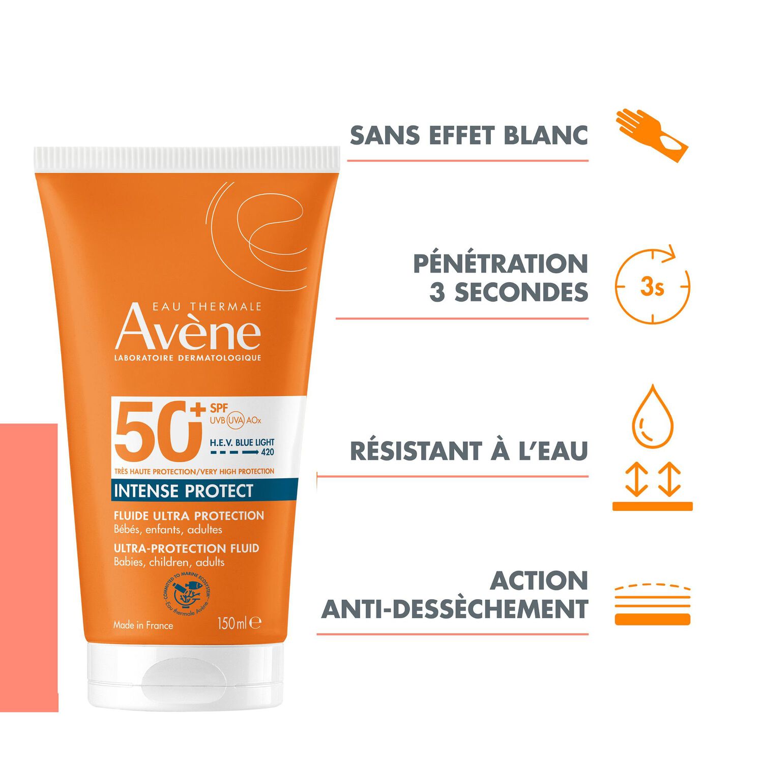Intense Protect SPF 50+ - Fluide Ultra Protection Peaux Sensibles 150 ml