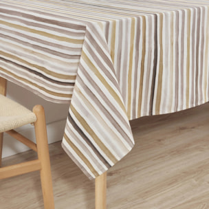 Nappe en résine anti-taches Naiara Marron