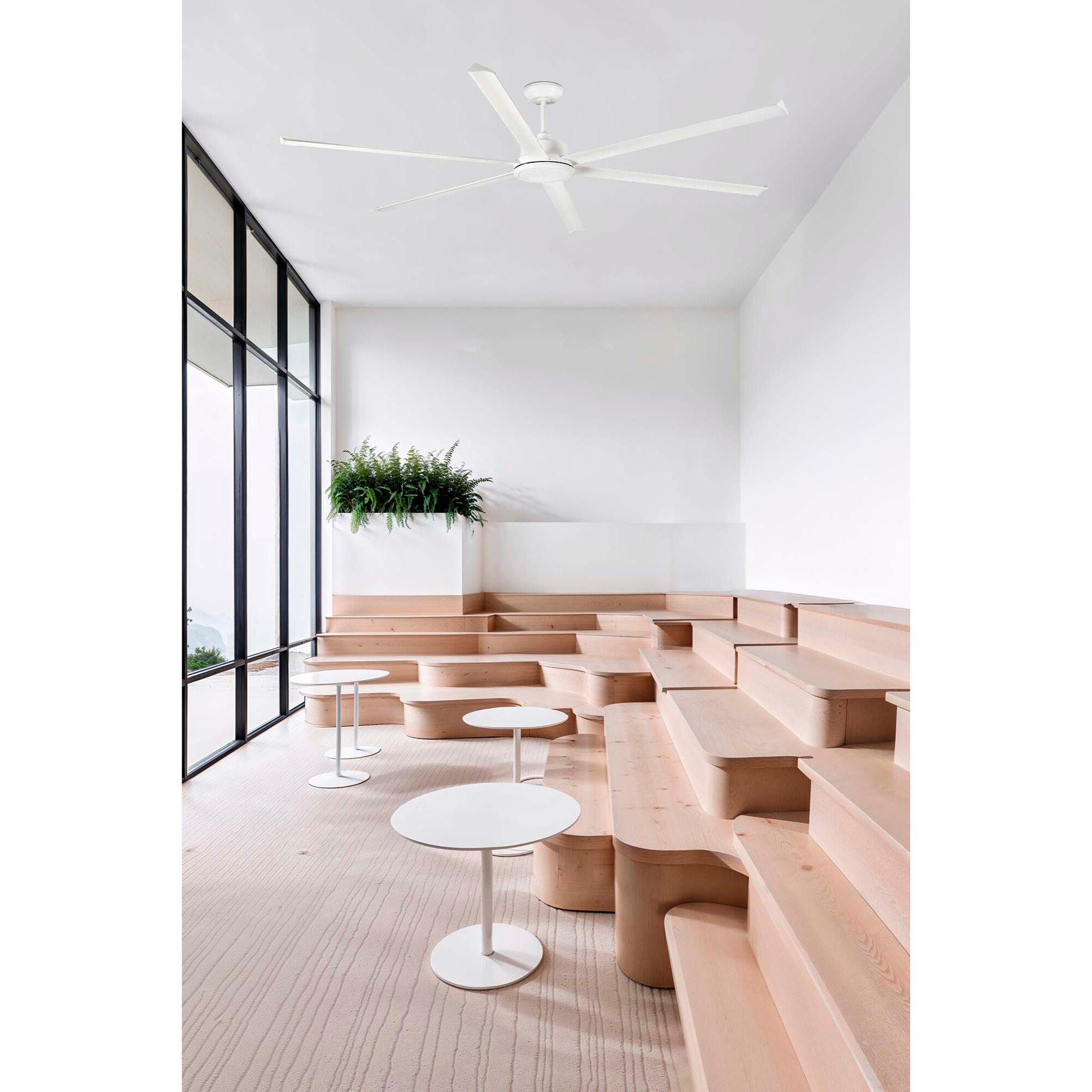 ROTTERDAM 25 XXL Ventilateur de plafond blanc