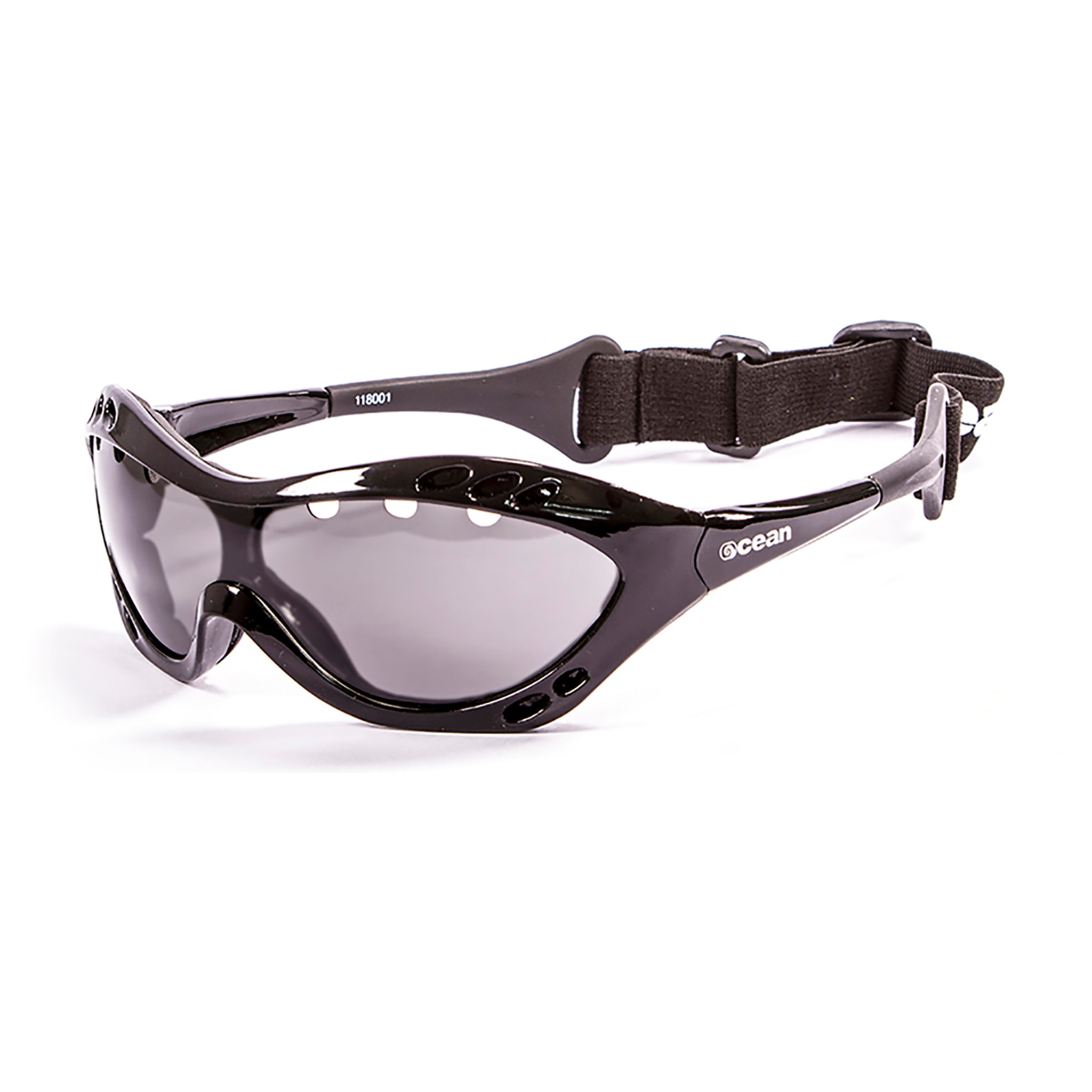 Gafas de deportes acuáticos OCEAN COSTA RICA - Negro brillante / Ahumada