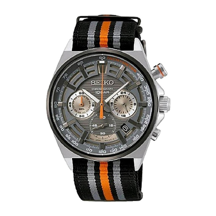 Reloj Seiko SSB403P1 Hombre Analogico Cuarzo con Correa de Tela
