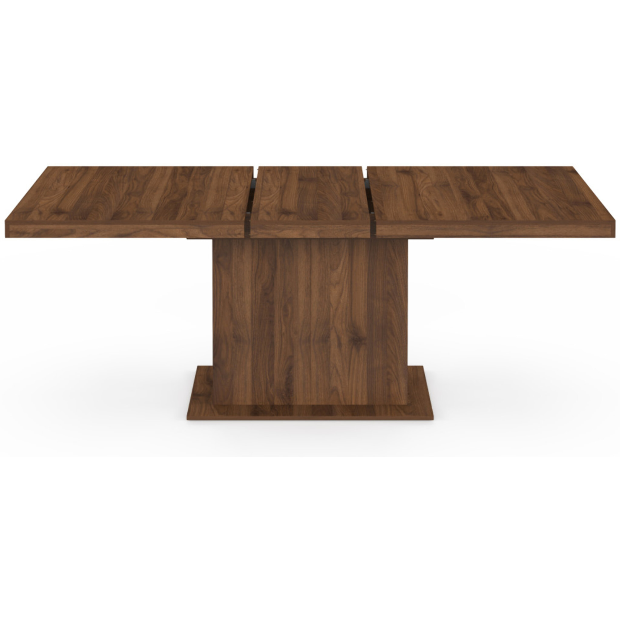 Table à manger extensible Tania effet noyer 160-200cm