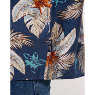 Camisa Manga Corta Azul Marino - Onail