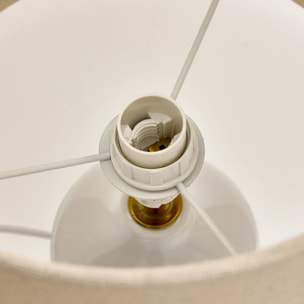 Lampe Keila cylindrique H.42cm