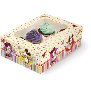 Scatola Regalo per 6 Cupcakes Mickey Mouse Disney Cake Design Disney Cake Design