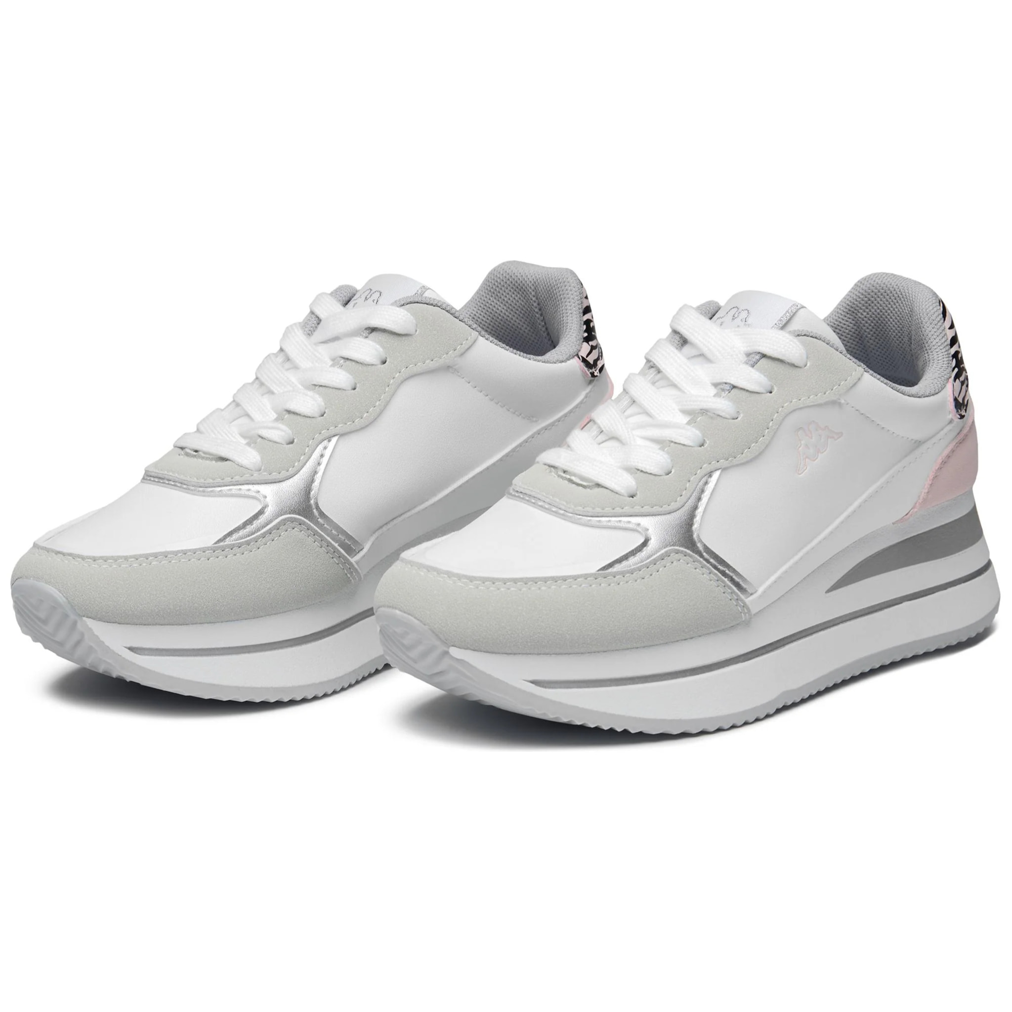 Kappa - Sneakers Donna Grigio - Logo Geena 3