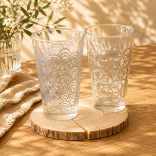 Lot de 6 verres, SLOW