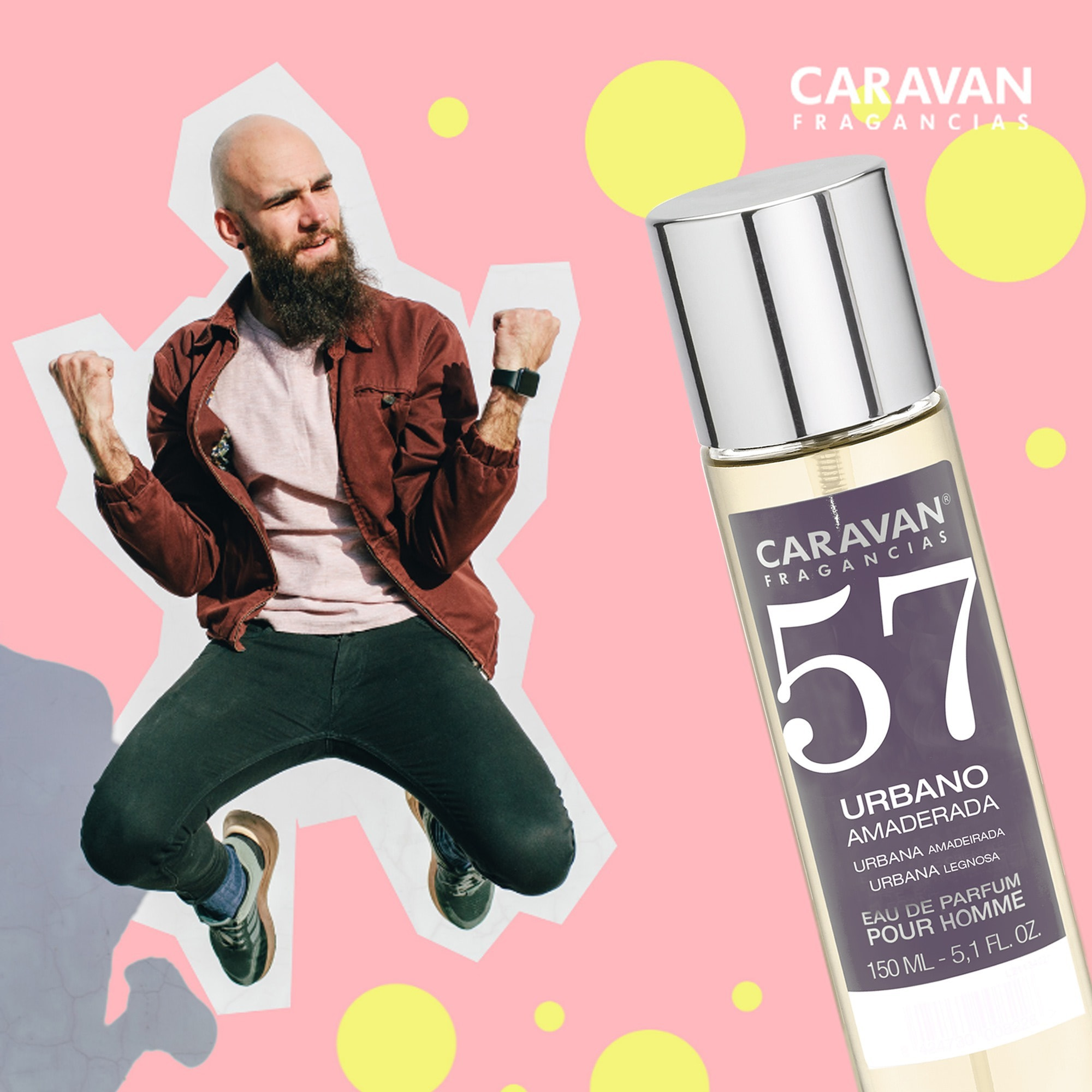 Set de 2 perfumes caravan hombre nº57 y nº 16