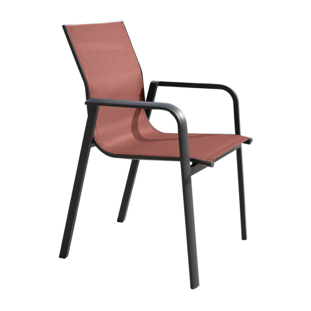 Ensemble table et chaises de jardin  - terracotta - AIX