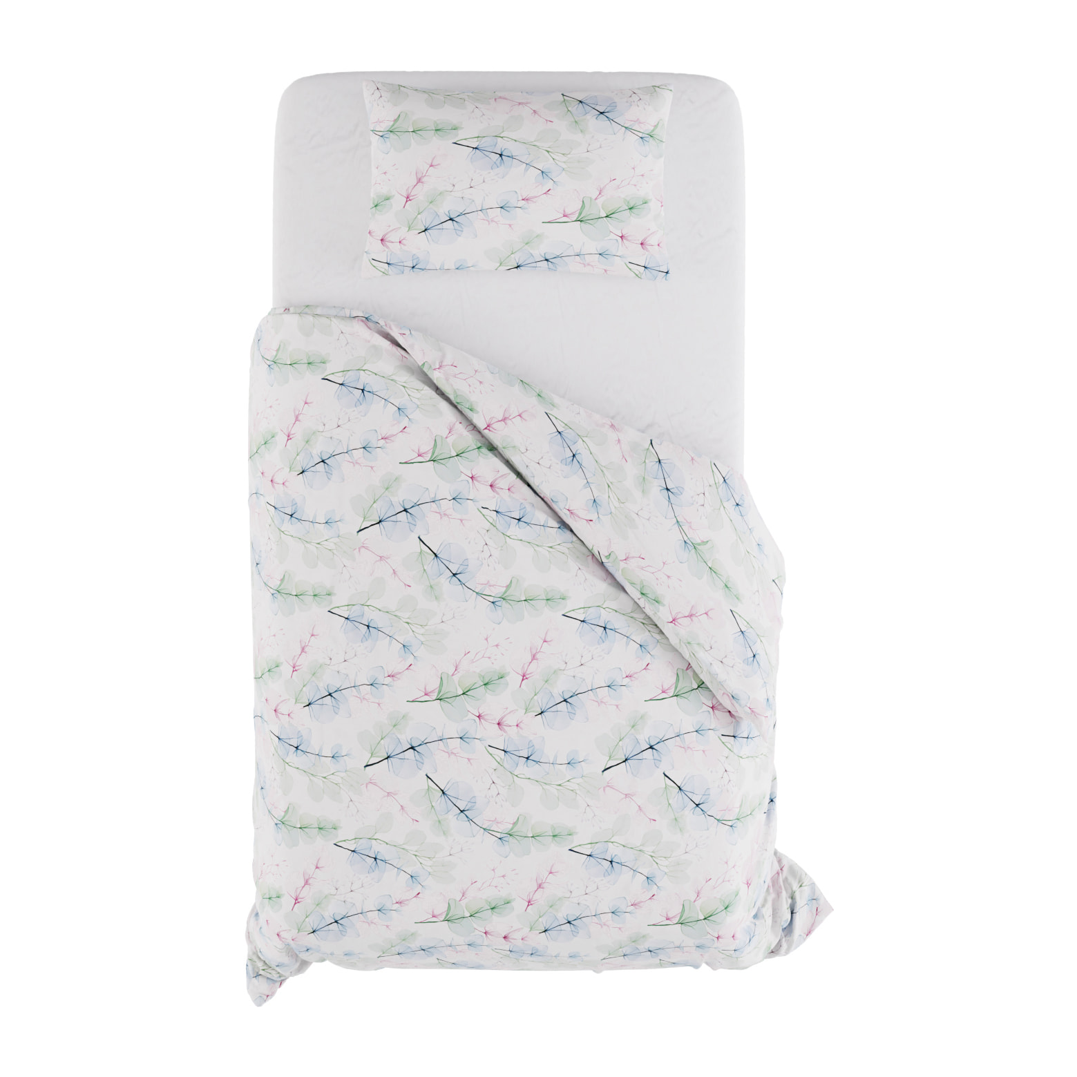 PARURE COPRIPIUMINO PIAZZA E MEZZA KARMA - 100% Microfibra