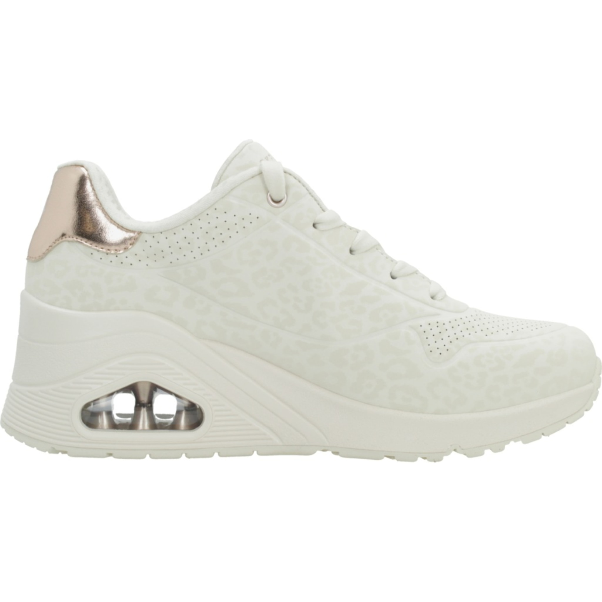 Sneakers De  Mujer 177521s Uno Wedge Safari Beis