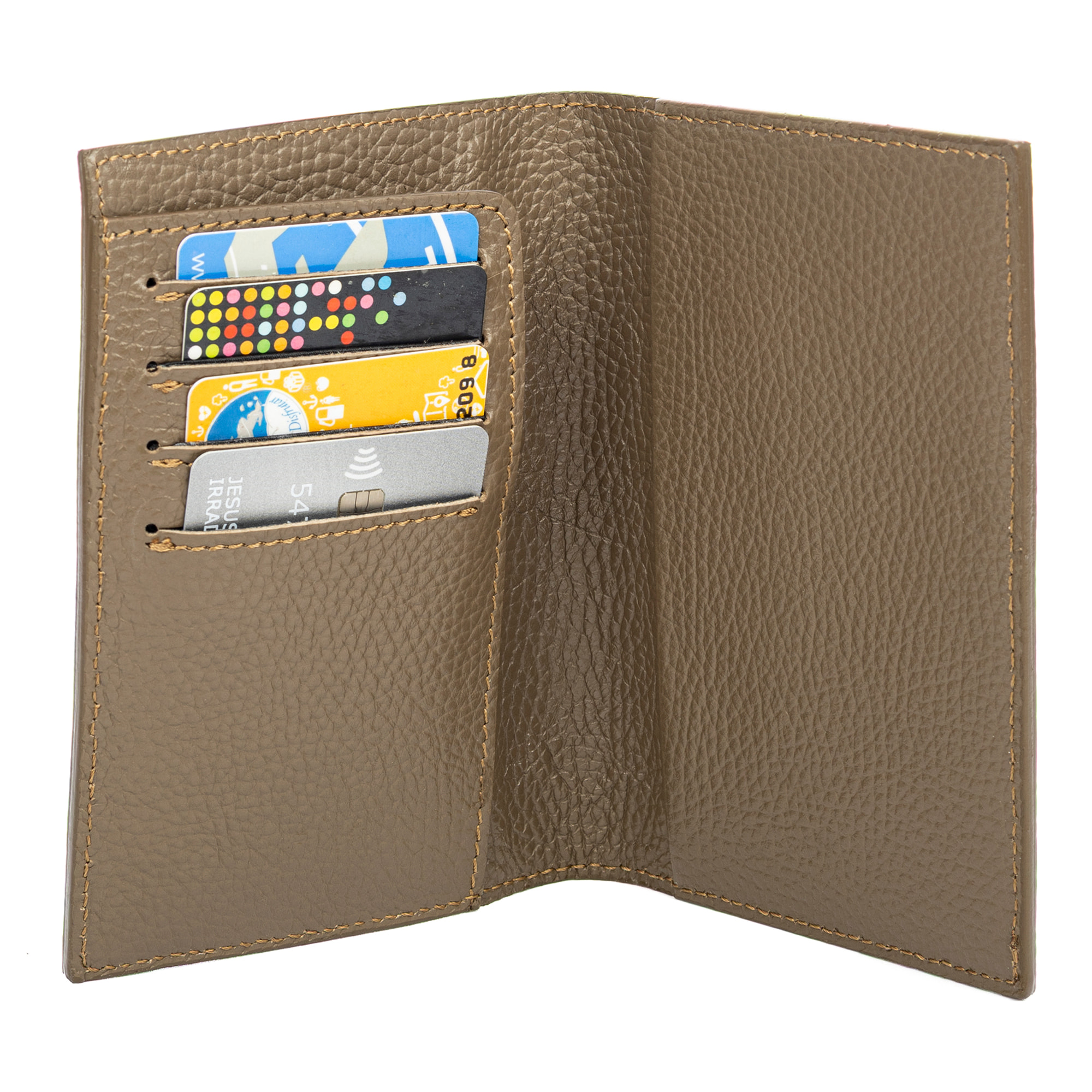 Azzano tarjetero billetero de piel auténtica Dollaro.