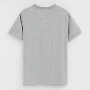 Pack hombre de tres camisetas azul marino, blanca y gris vigoré de manga corta y bordado Rigby Go