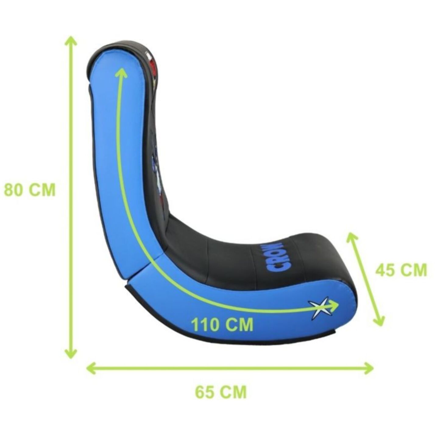 Chaise gaming SUBSONIC ROCKER SEAT CROW
