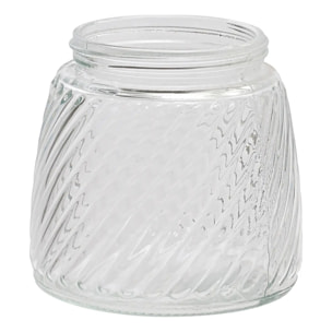 Bocal Striva rond 0,9L transparent