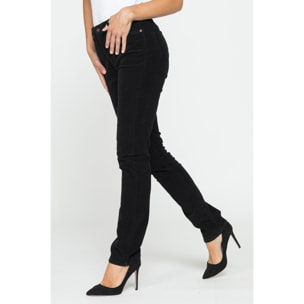 PANTALONE CINQUE TASCHE COMFORT FIT IN VELLUTO STRETCH 1000 RIGHE