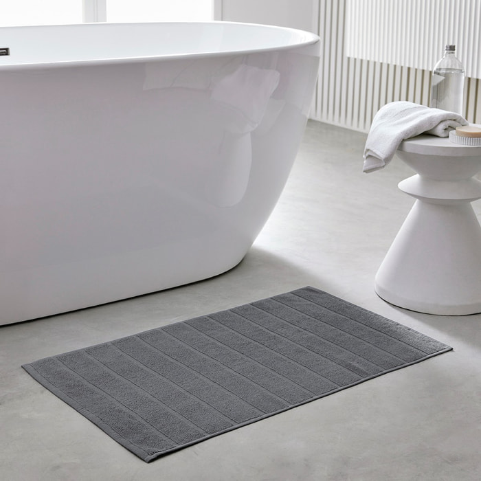 Tapis de bain uni ESSENTIAL gris