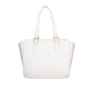 Borsa a spalla da donna In Vera pelle Made in Italy 47x27x11 cm