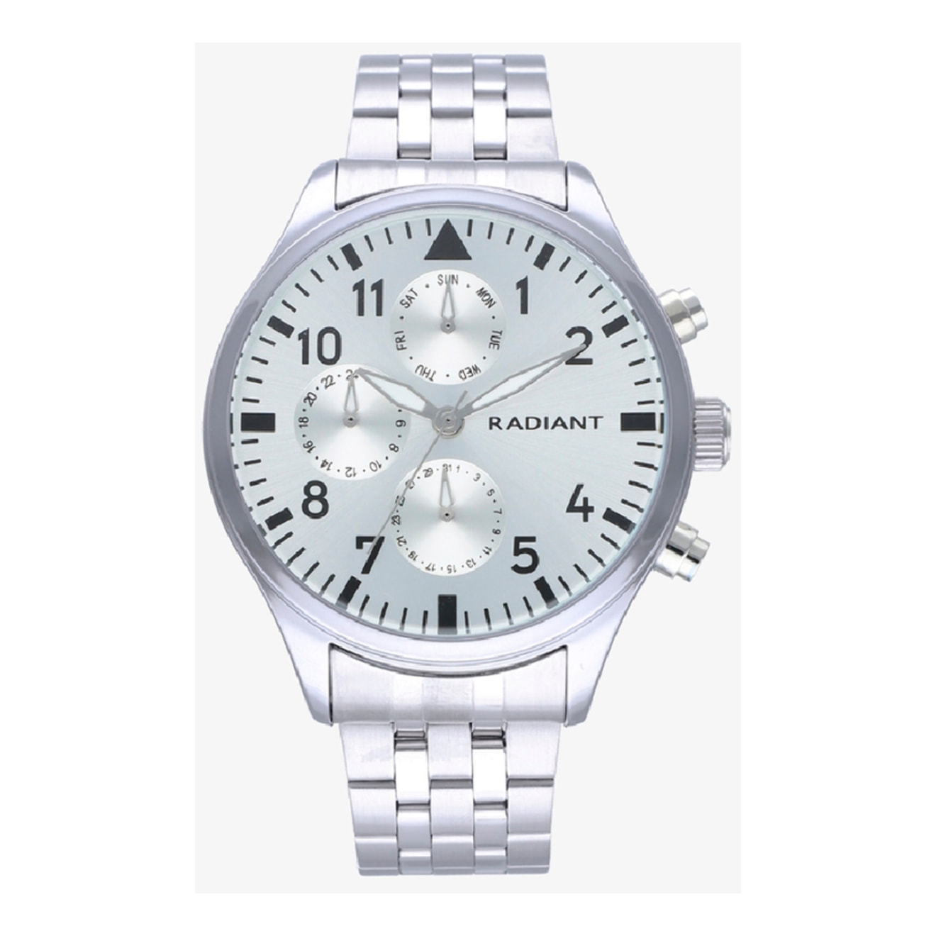 Reloj Radiant RA612707B Hombre Analogico Cuarzo con Correa de Acero inoxidable