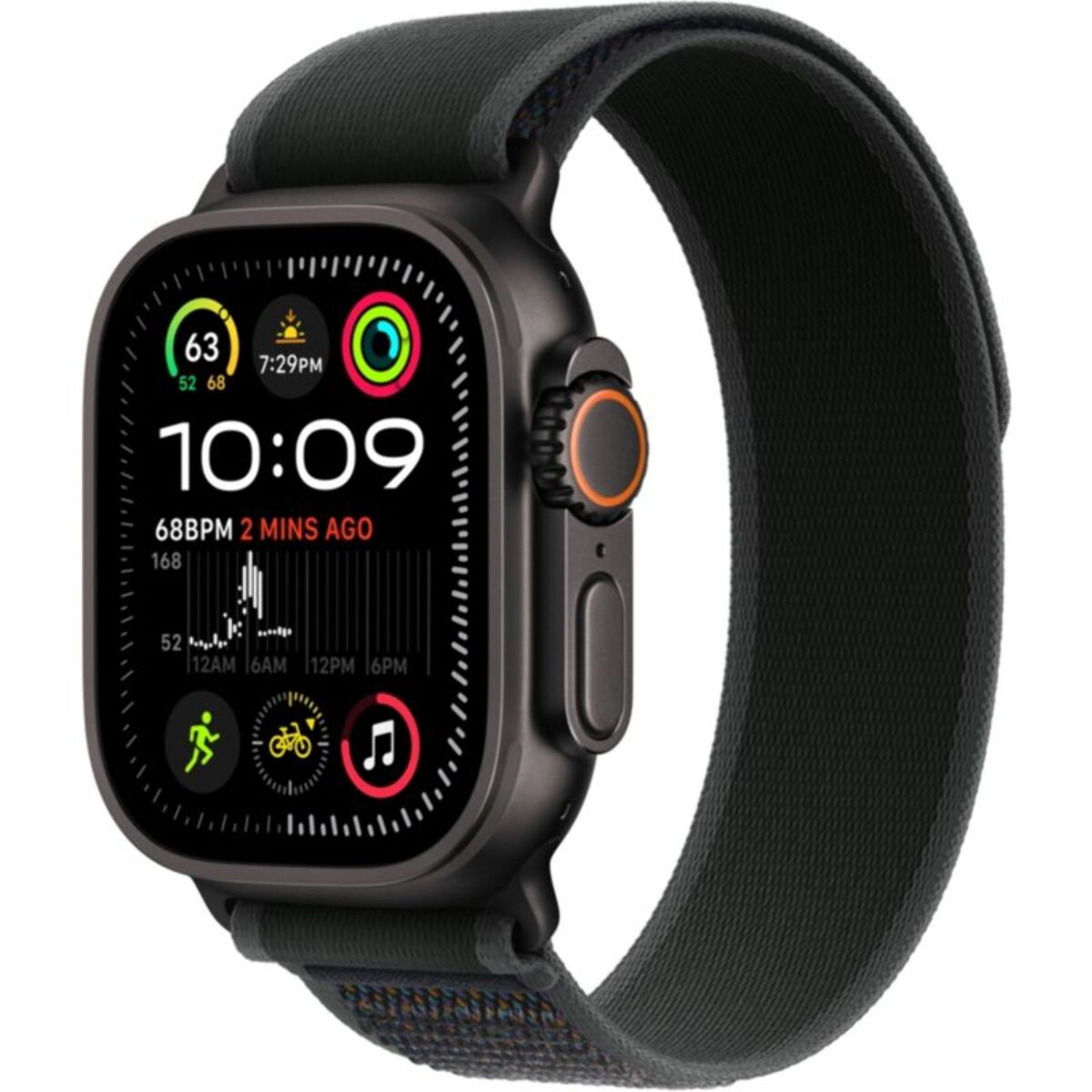 Montre connectée APPLE WATCH Ultra 2 49mm Noir / Noir Trail M/L Cell