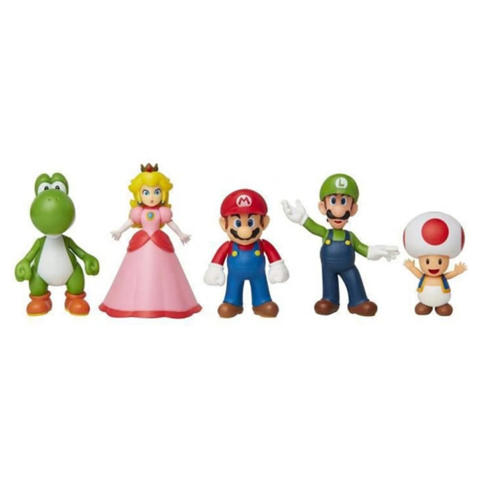 SUPER MARIO PACK 5 PERSONAGGI FIGURES - ACTION