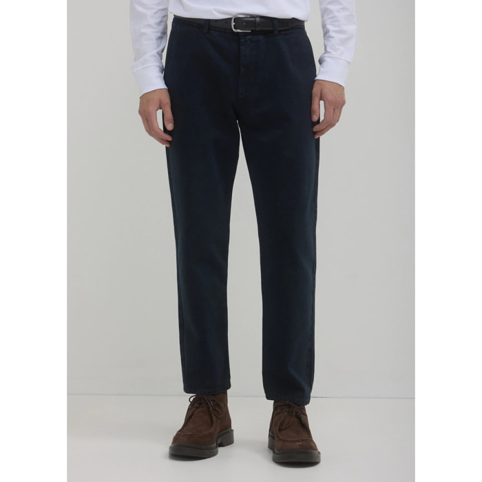 Pantalone chino in denim