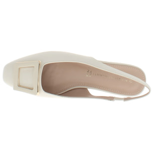 Marina Galanti Scarpe Donna Ballet Flat with Medal Horsebit MG 1A118 Butter