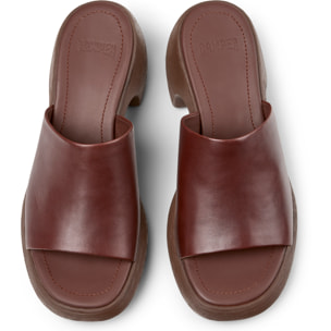 Sandalias - CAMPER Thelma - Marron - Cuero liso