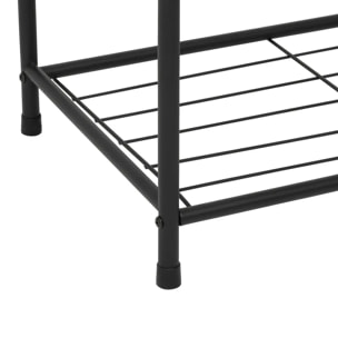 Range-chaussures 6 paires Metty noir