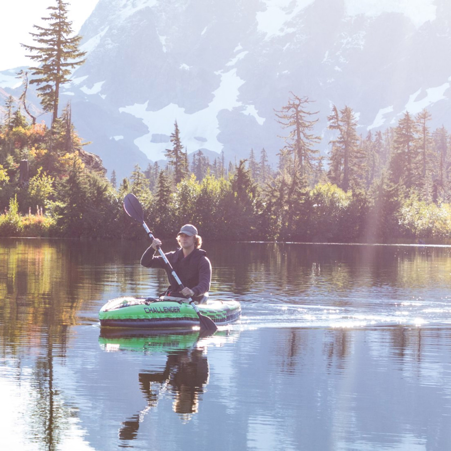 Intex Canoa Gonfiabile Challenger K1, 1 posto, 274x76x33 cm