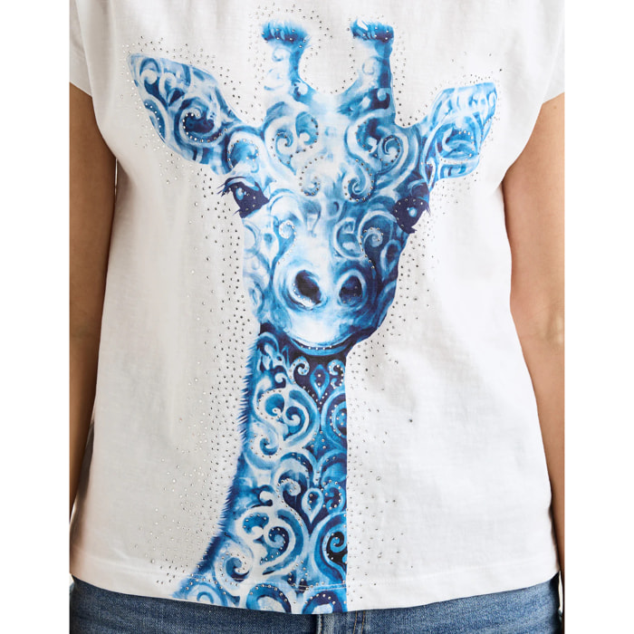 Camiseta Manga Corta Blanca - Lifari