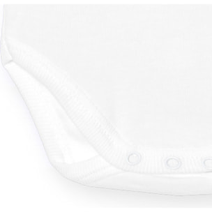 Body bebé manga corta cuello piqué