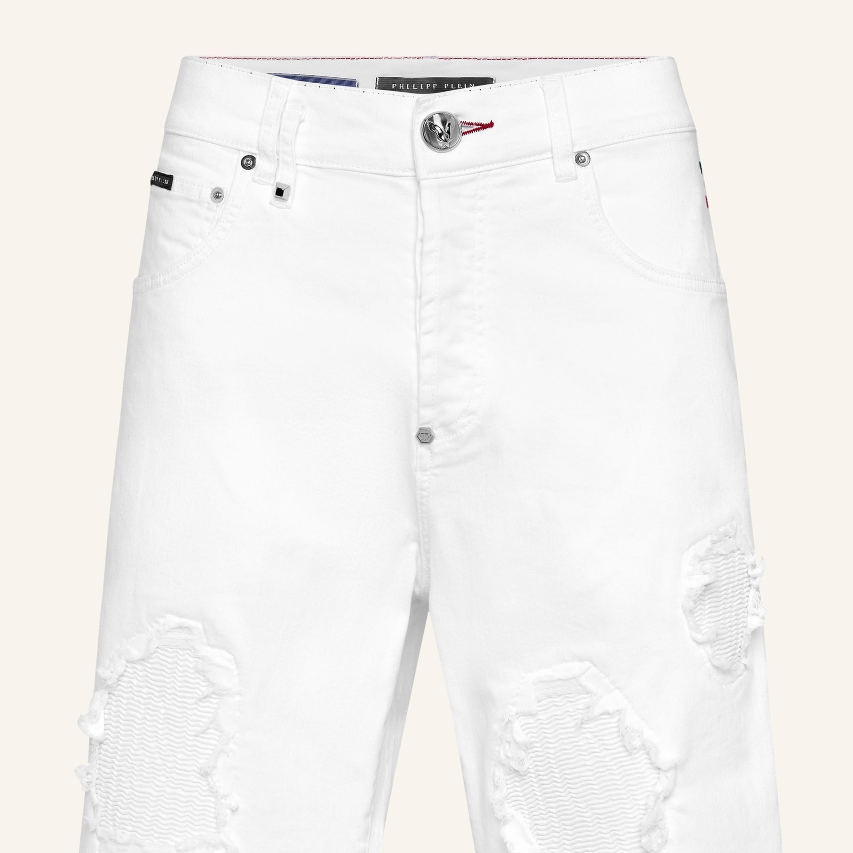 PHILIPP PLEIN DENIM SHORTS