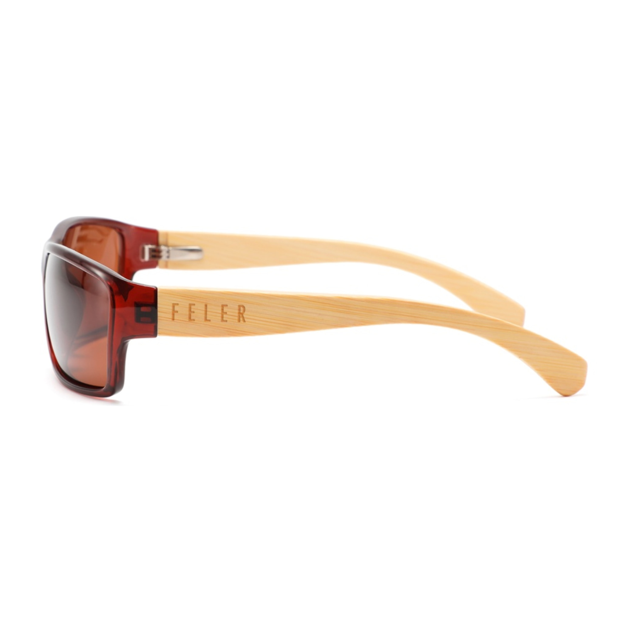 Gafas de Sol Feler 1059-2 Polarizadas de Madera Unisex 60 mm
