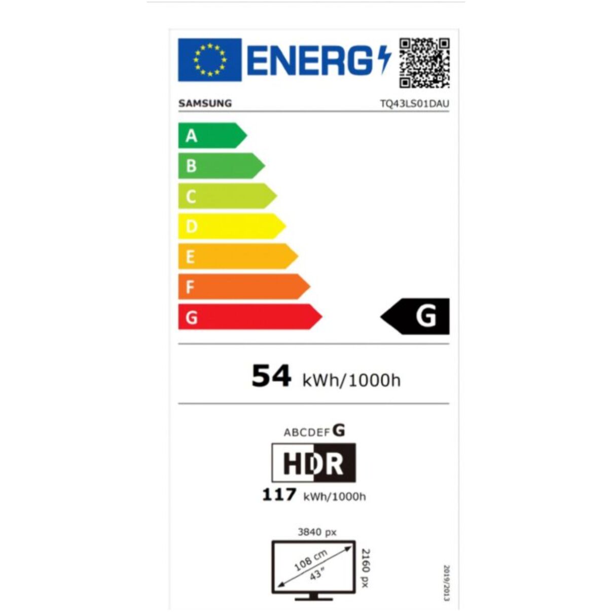 TV QLED SAMSUNG The Serif TQ43LS01D Blanc 2024