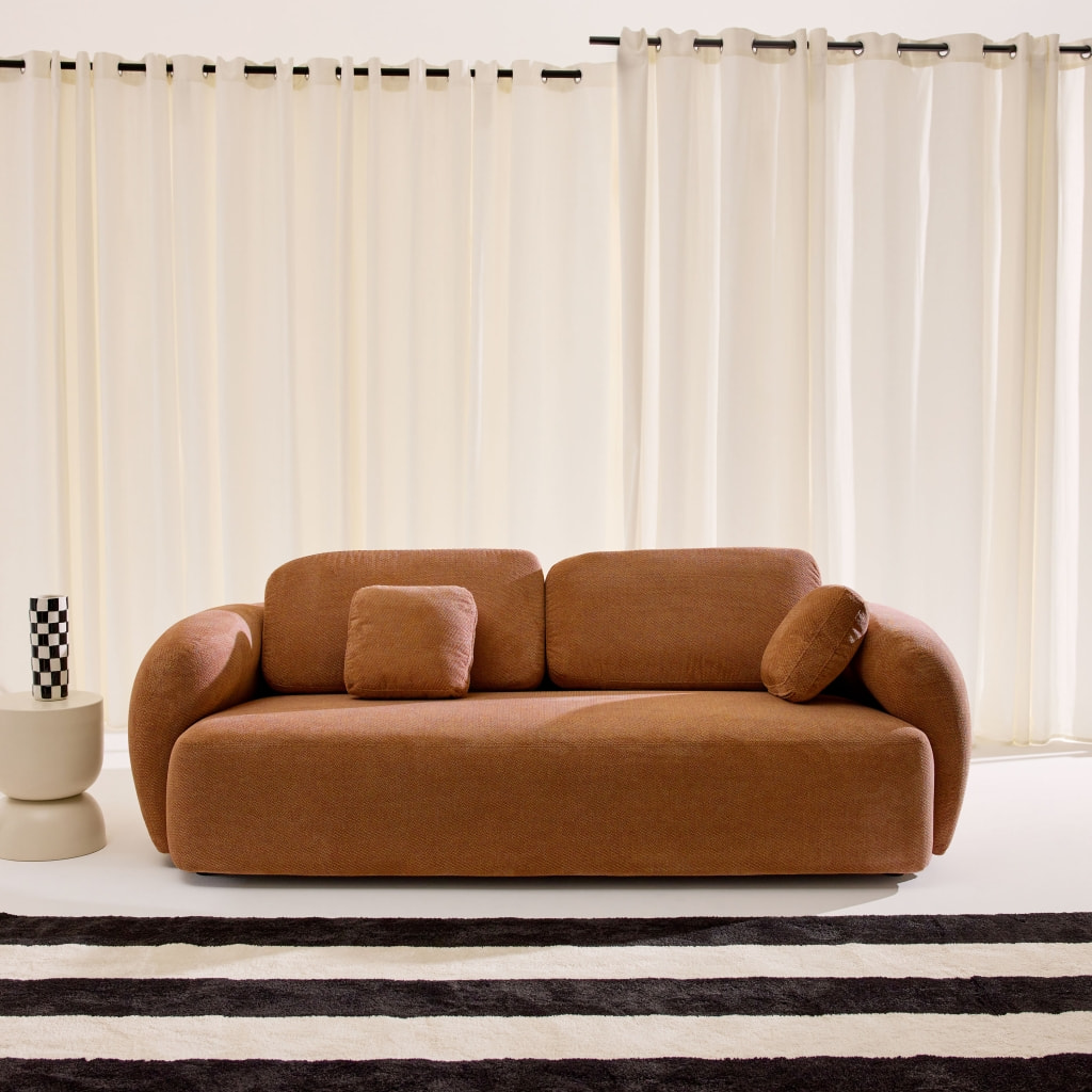 Canapé 3 places tissu chenille  CLOUD