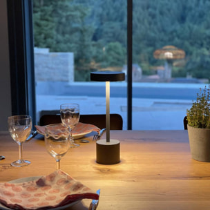 Lampe de table sans fil touch LED ROBY H30CM