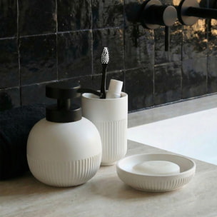 Porte Savon GINO Blanc en plastique MSV