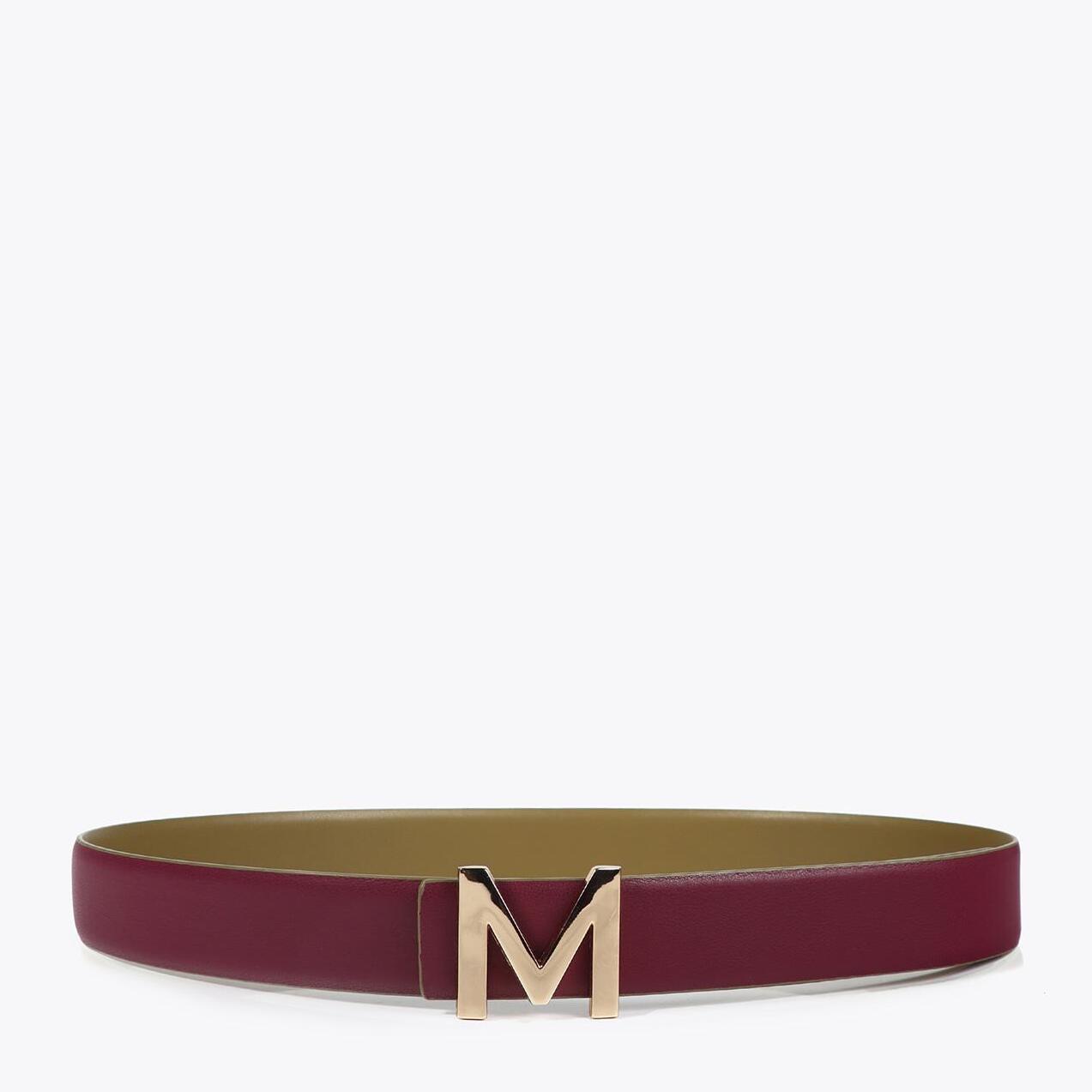 Cintura reversibile con fibbia M