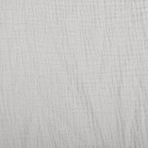 Parure housse de couette gaze de coton gris