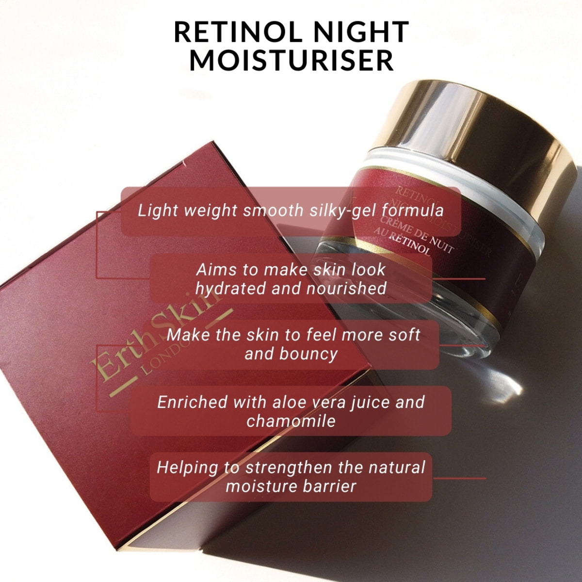 Hidratante de noche con retinol