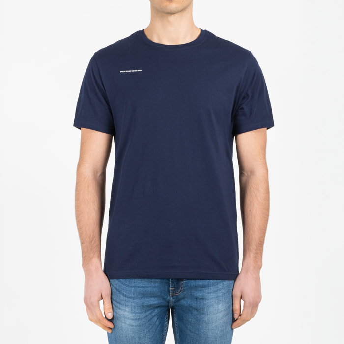 T-shirt jersey cotone organico narrow con stampa davanti