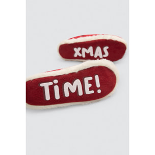 Pantofole per bambini con stampa schiaccianoci