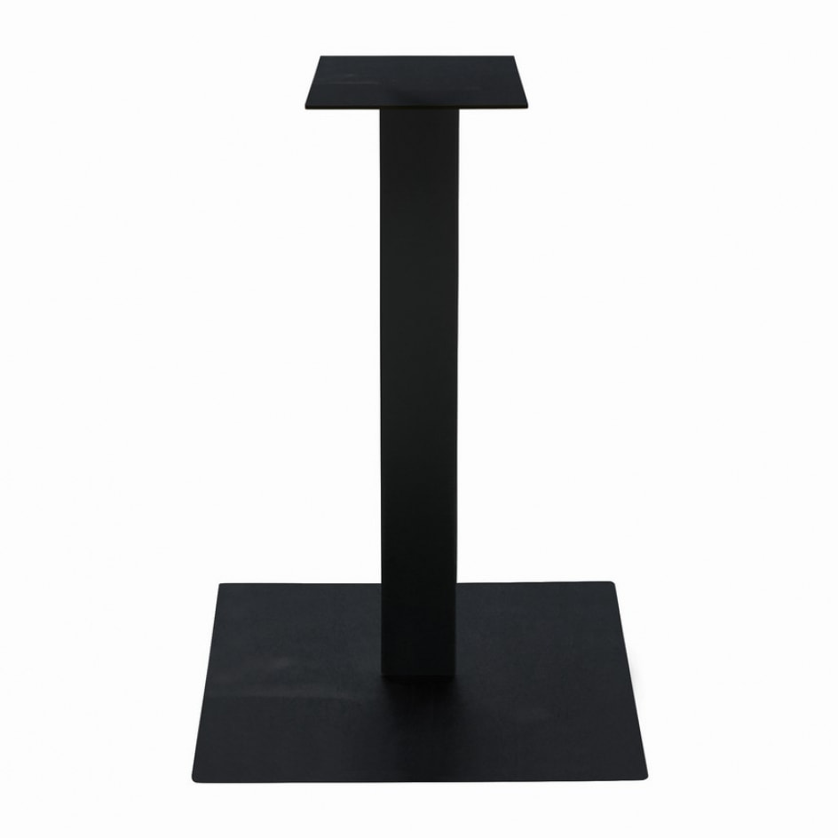 Base per tavolo alto SPARGI quadrata nera 105 cm