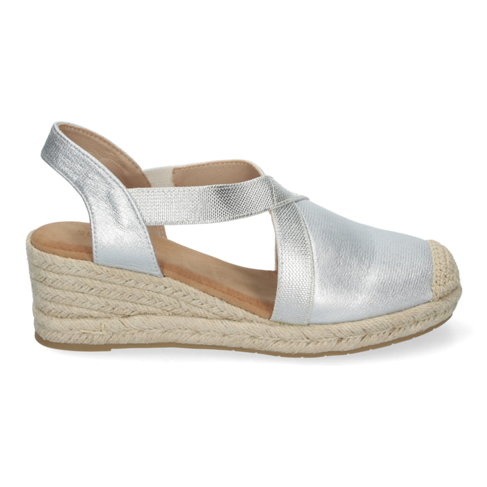 Sandalias de Cuña de Yute para Mujer, Estilo Elegante y Casual