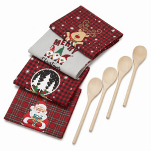 Set strofinacci in cotone - MULTICOLOR