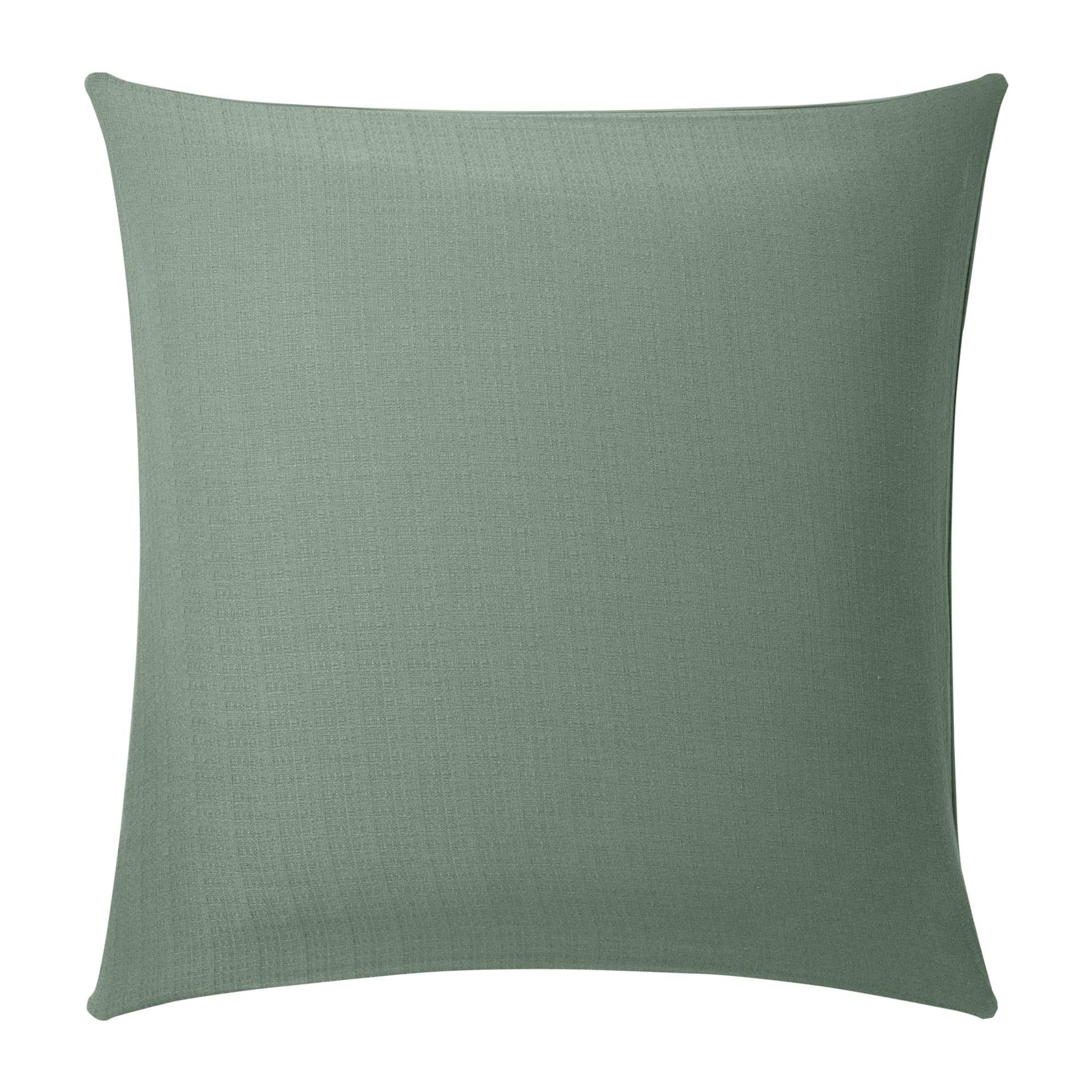 Parure de lit 3 pièces en coton tissage épais housse + taies - Vert